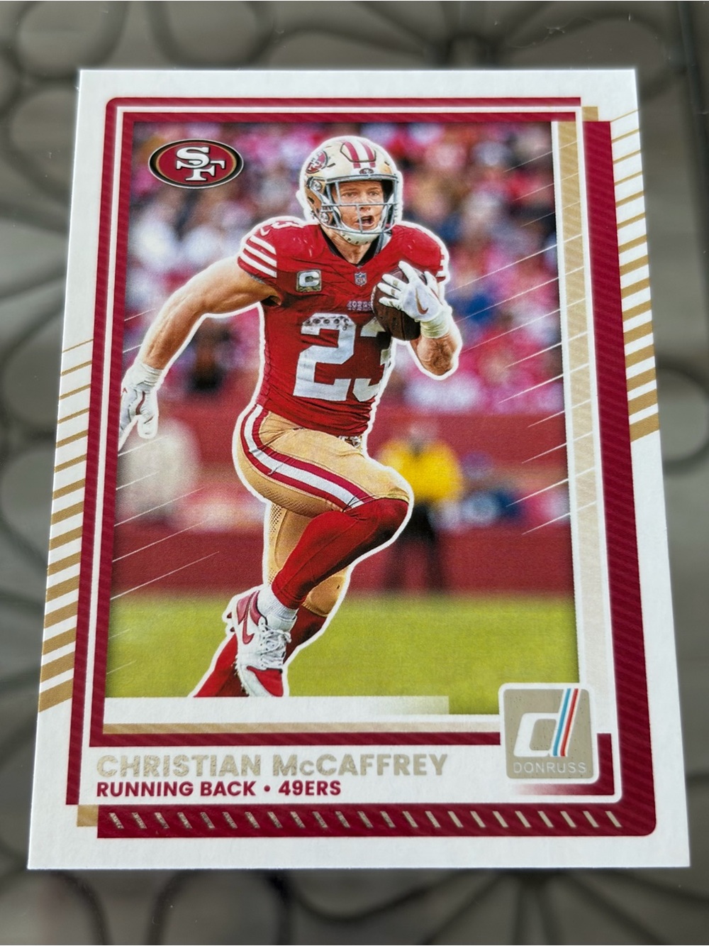 Christian McCaffrey 2025 Panini San Francisco 49ers NFL Football Card